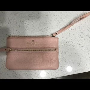 Pale pink Kate spade wristlet